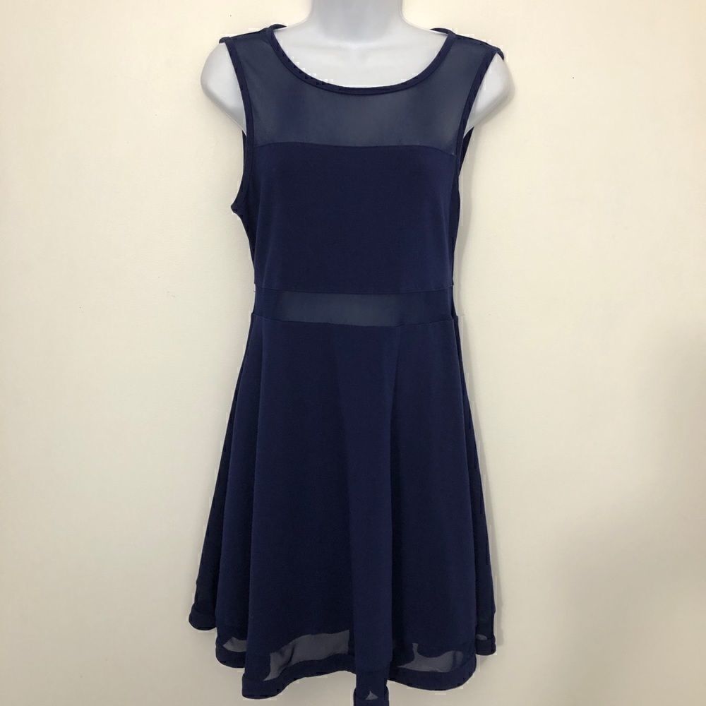 Express Size M Navy Dress!